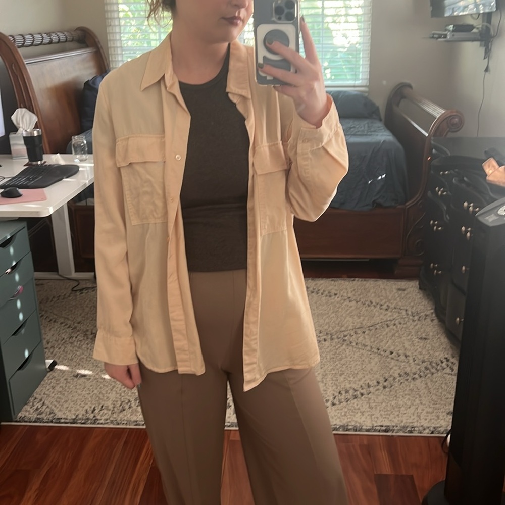 Zara Babaton Button Down Shirt